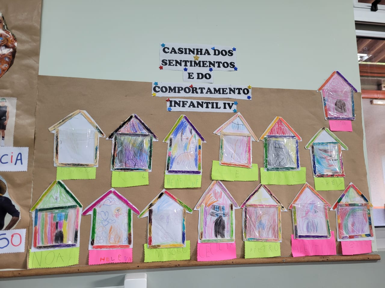 Projeto casinha dos sentimentos e comportamentos  Centro de Educa��o Infantil Passionista Jo�o Paulo II