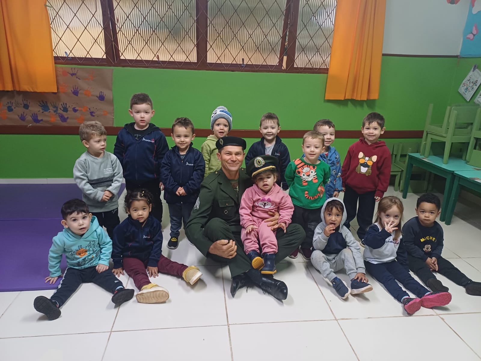 Dia do soldado - Infantil 2 e 4 Centro de Educa��o Infantil Passionista Jo�o Paulo II