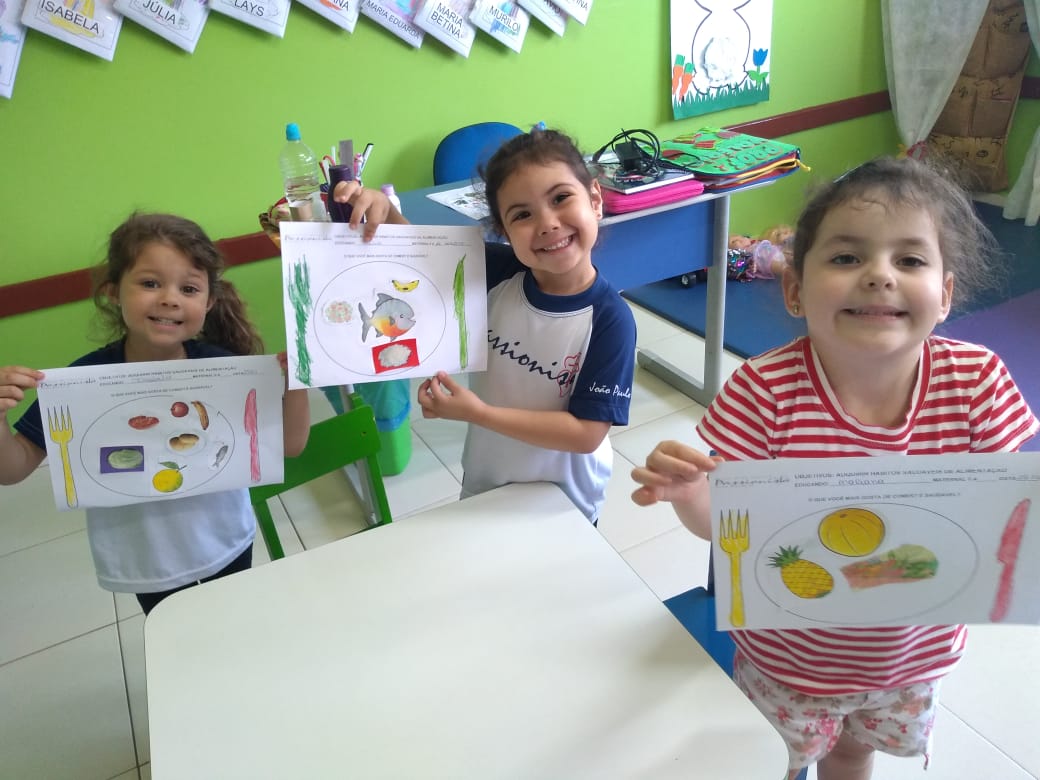 Conscientiza��o da alimenta��o saud�vel  Centro de Educa��o Infantil Passionista Jo�o Paulo II