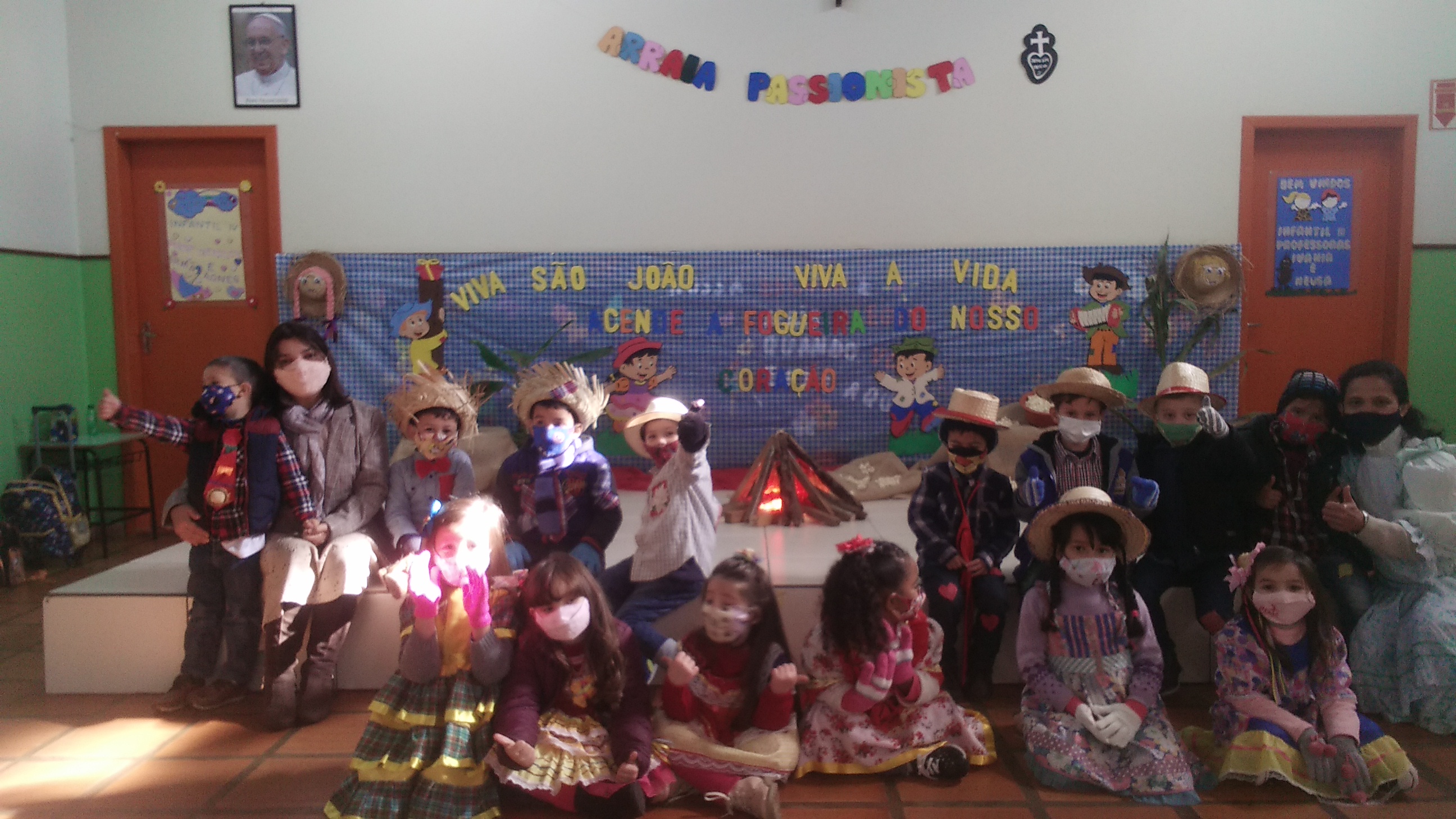 Festa Junina Infantil 4 Centro de Educa��o Infantil Passionista Jo�o Paulo II