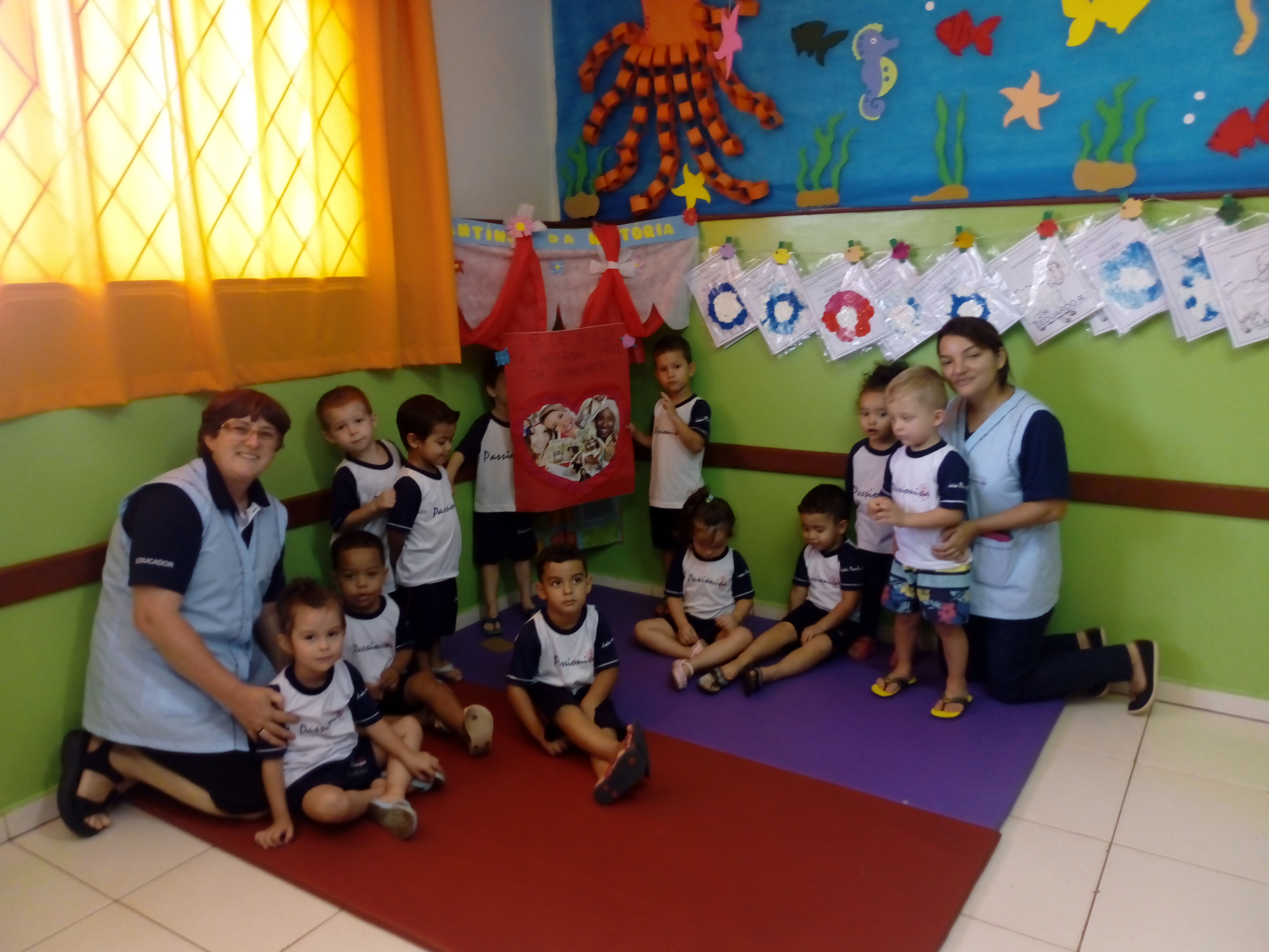 Dia das Mulheres  Centro de Educa��o Infantil Passionista Jo�o Paulo II